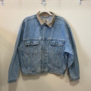 Men’s vintage 1990s/Y2K Banana Republic men's jean jacket large